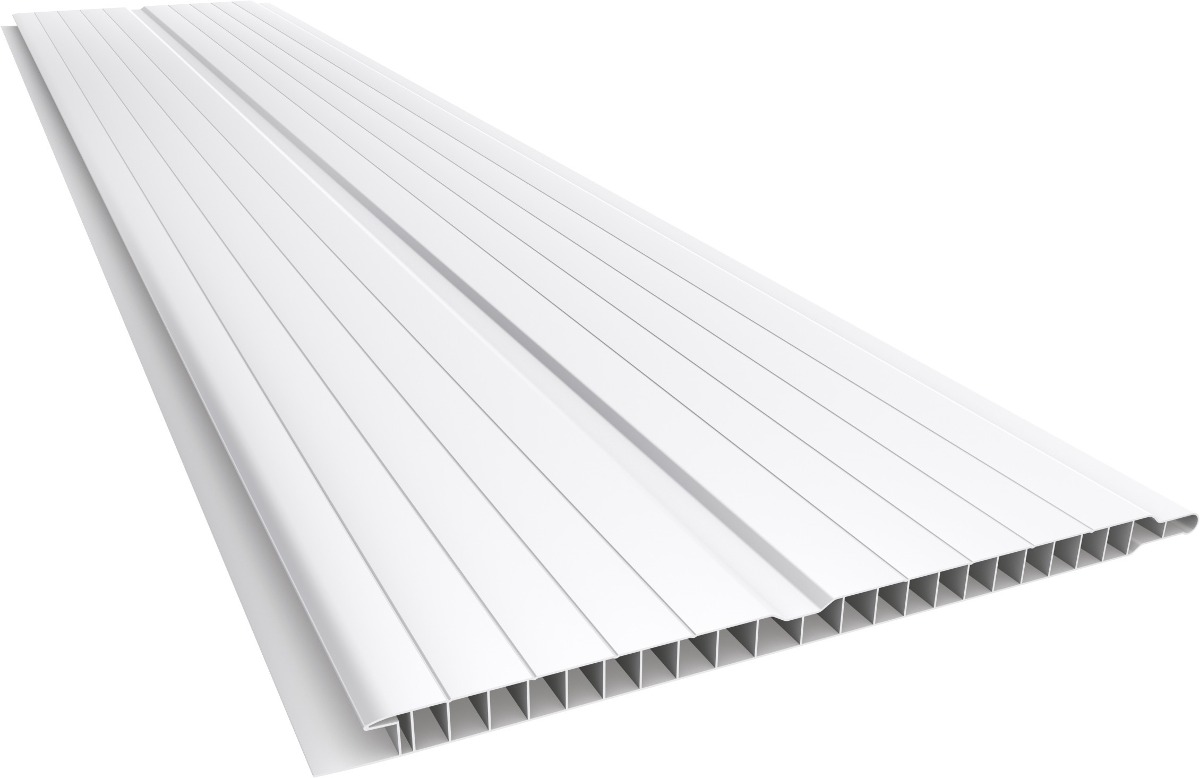 Laminas en PVC de alta concentración y con protector UV para exteriores. en ancho útil de 25 cms y long. de 2,4,6 mts lineales.